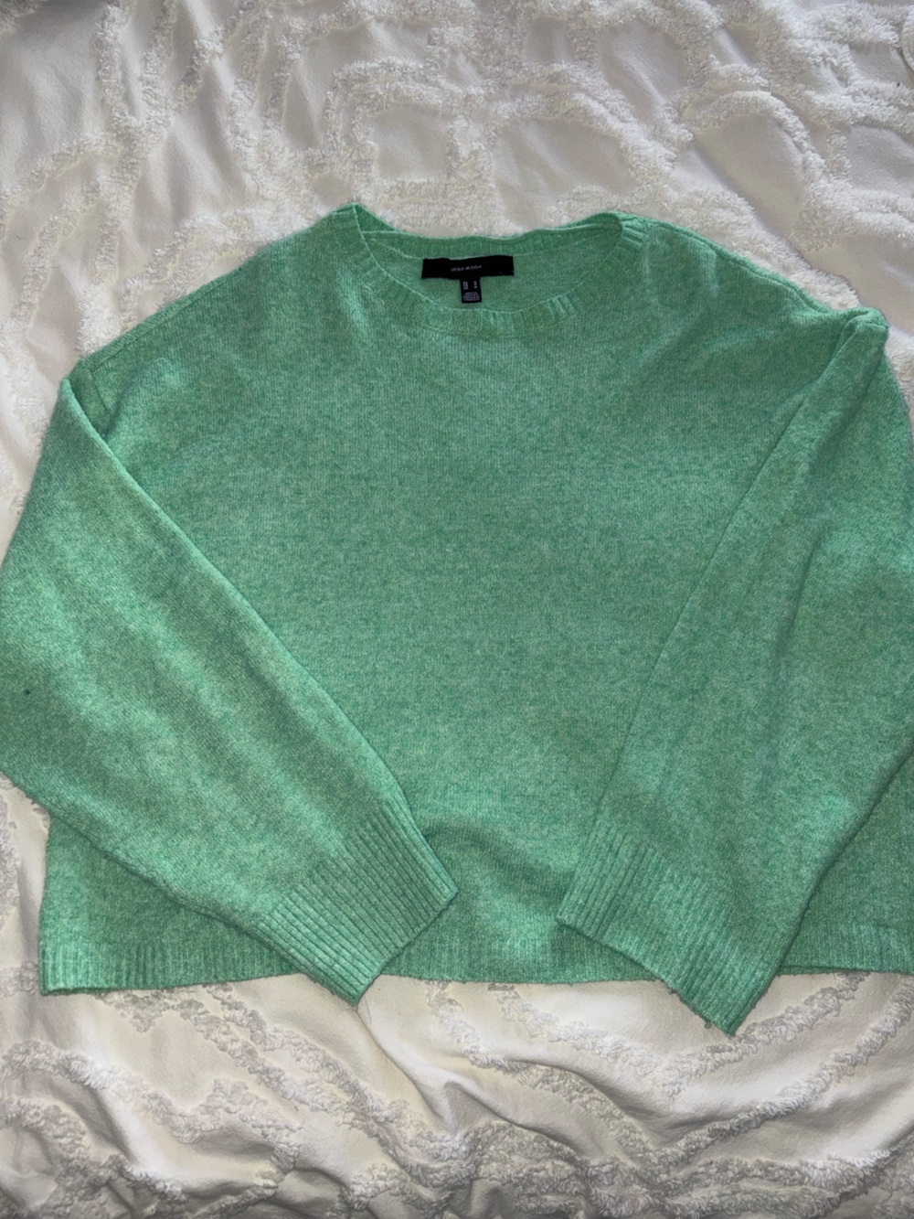 Vero Moda Crewneck Sweater in Mint Green